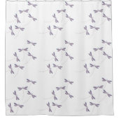 Dragonvliegen in het gordijn voor de douche (Voorkant)