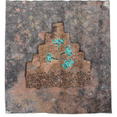 Dragonvliegen op de Berg Douchegordijn (Voorkant)