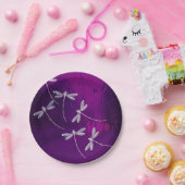 Dragonvliegen op water papieren bordje (Feest)