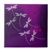 Dragonvliegen op water tegeltje (Voorkant)