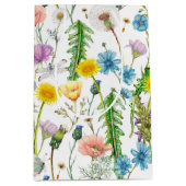 Dragonvliegen op wilde bloemen medium cadeauzakje (Voorkant)