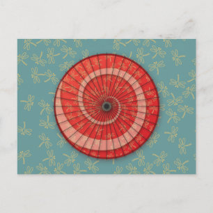 dragonvliesdans briefkaart