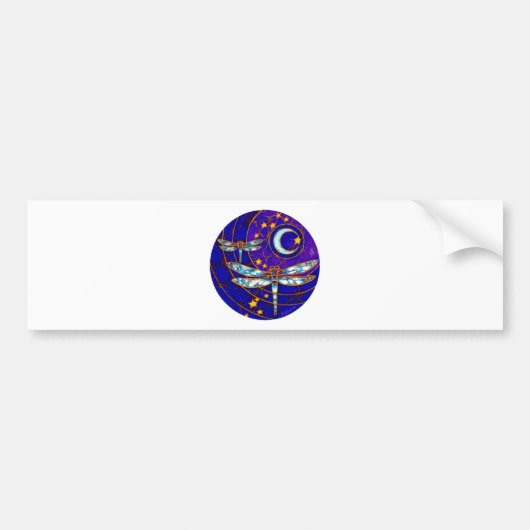 dragonvliesmaan bumpersticker (Voorkant)
