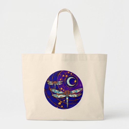 dragonvliesmaan grote tote bag (Voorkant)