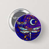 dragonvliesmaan ronde button 5,7 cm (Voorkant /achterkant)