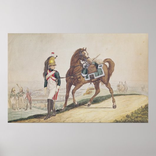 Dragoons van het Franse imperiale leger Poster (Voorkant)