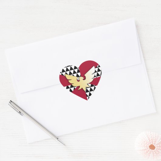 DRAGPRIJS HART STICKER (Envelop)