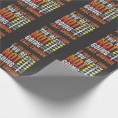 Dragster Gezegde Race-autorijder Vergroting Versle Cadeaupapier (Hoek)