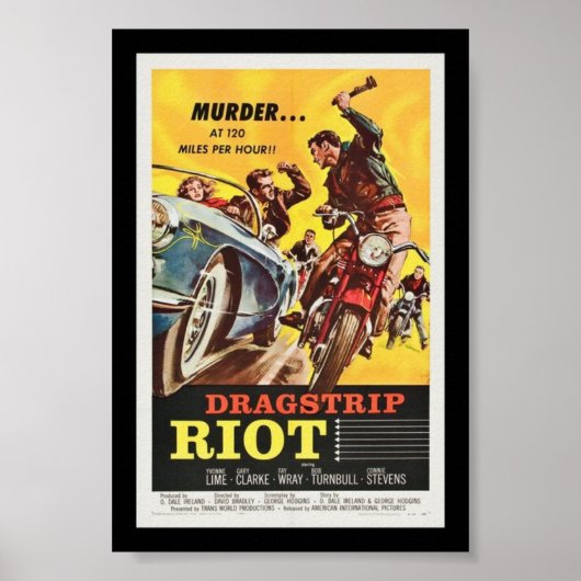 Dragstrip Poster (Voorkant)