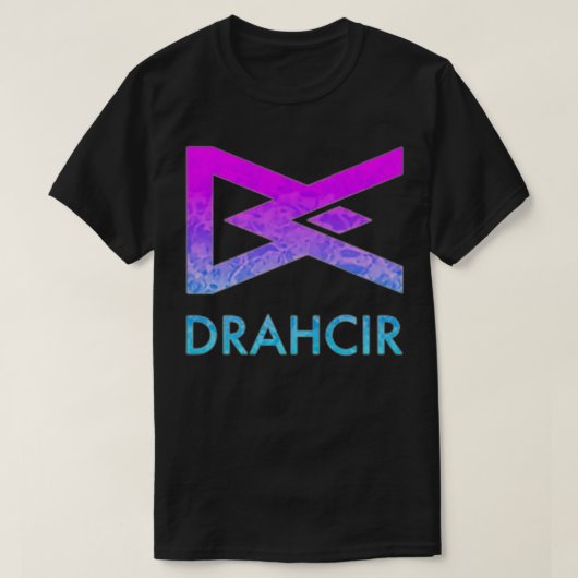 DrahCir Blue Fade Premium  T-shirt (Design voorkant)