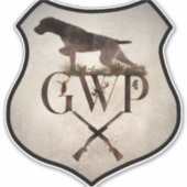 drahthaar Sticker (Voorkant)