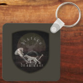 Drahthaar T-Shirt Trucker Hat Sleutelhanger (Achterkant)