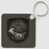 Drahthaar T-Shirt Trucker Hat Sleutelhanger (Achterkant)