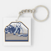 Drain chirurgische Sleutelhanger (Achterkant)