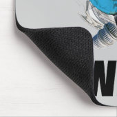 Drain het moeras Donald Trump Blue Black Mousepad Muismat (Hoek)