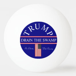 Drain het moeras Trump Ping Pong Ball
