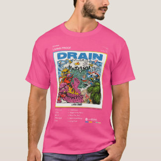 Drain - Live Proof Tracklist Album T-shirt
