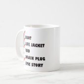 Drain Plug Funny Boat Epic Story Mok (Voorkant links)