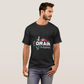 Drain Surgeon Funny Plumber T-shirt (Voorkant volledig)