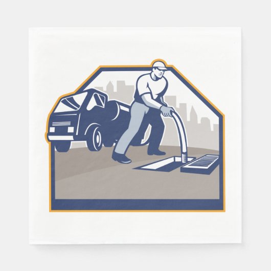 Drain Surgeon Papieren servetten (Voorkant)