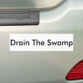 "Drain the Swamp"-bumpersticker Bumpersticker (Op auto)