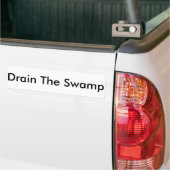 "Drain the Swamp"-bumpersticker Bumpersticker (Op Truck)