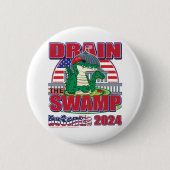 Drain-the-Swamp-DeSantis-2024 Ronde Button 5,7 Cm (Voorkant)