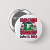 Drain-the-Swamp-DeSantis-2024 Ronde Button 5,7 Cm (Voorkant /achterkant)
