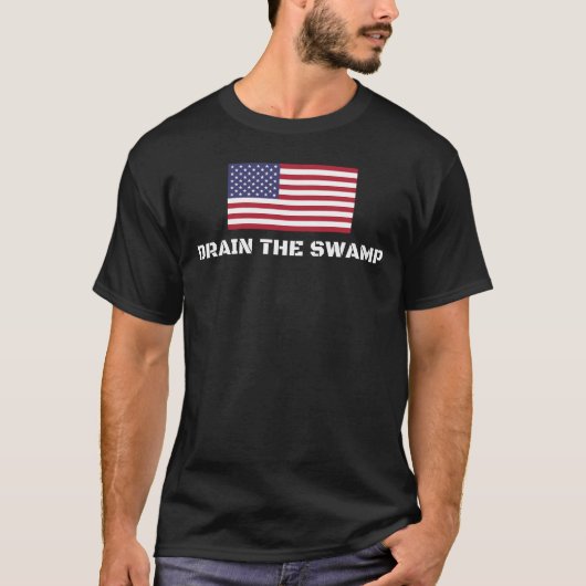 Drain The Swamp Donald Trump President 2016 T-shirt (Voorkant)