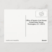 "Drain the Swamp, Huh?" Bericht van onderdelen Briefkaart (Achterkant)