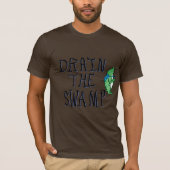 drain the swamp portland frog t-shirt (Voorkant)