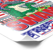 Drain The Swamp Trump 2020 Foto Afdruk (Hoek)