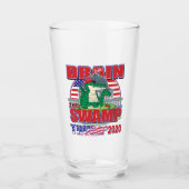Drain the Swamp - Trump 2020 Glas (Voorkant)