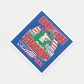 Drain The Swamp Trump 2020 Servet (Hoek)