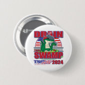 Drain-the-Swamp-Trump-2024 Ronde Button 5,7 Cm (Voorkant /achterkant)