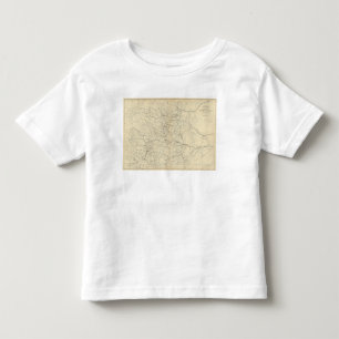Drainagekaart van Colorado Kinder Shirts
