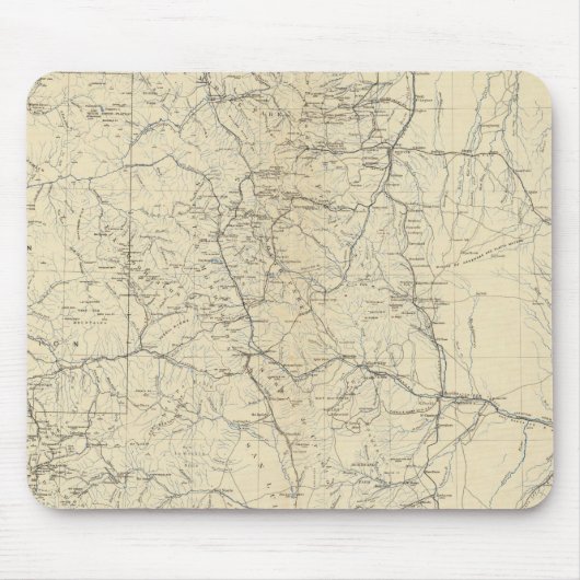 Drainagekaart van Colorado Muismat (Voorkant)