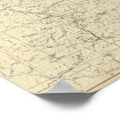 Drainagekaart van Colorado Poster (Hoek)