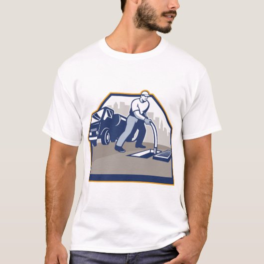 Drainchirurg Mannen T-Shirt (Voorkant)