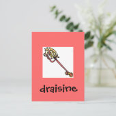 Draisine Briefkaart (Staand voorkant)