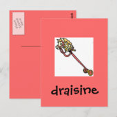 Draisine Briefkaart (Voorkant / Achterkant)