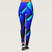 Drak Blue velvet Leggings (Achterkant)