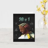 Drake 20 V 1 Sticker Kaart (Gele Bloem)