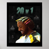 Drake 20 V 1 Sticker Poster (Voorkant)