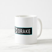 DRAKE Amateur Ham Radio Logo Koffiemok (Voorkant rechts)
