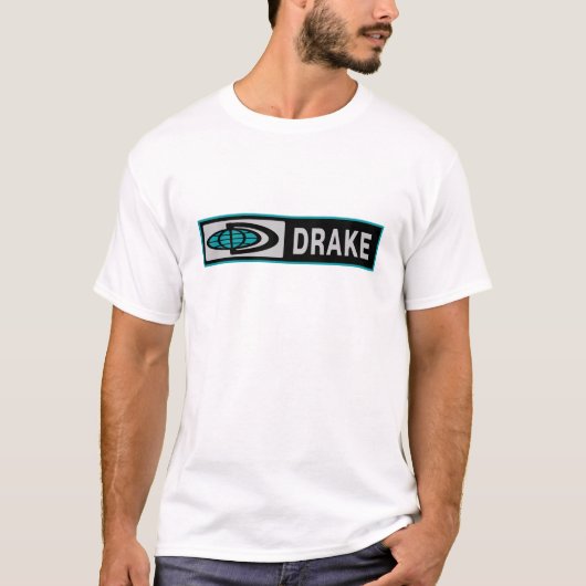 DRAKE Amateur Ham Radio Logo T-shirt (Voorkant)