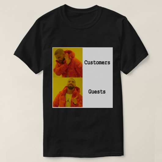 Drake do_t zoals klanten t-shirt (Design voorkant)