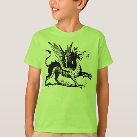 Drake Gravure - Zwart T-shirt (Voorkant)