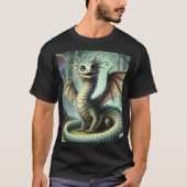 Drake Jabberwocky Schattig Fantasie Wezen Kunst T-shirt (Voorkant)