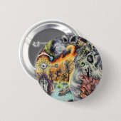 DRAKE: Liefde en passie - Fantasy-kunstwerk Ronde Button 5,7 Cm (Voorkant /achterkant)
